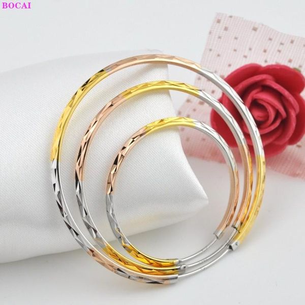 real s925 sterling silver earrings for women thai tricolor charm earbobs 2021personality simple female ear jewelry hoop & huggie, Golden;silver
real s925 sterling silver earrings for women thai tricolor charm earbobs 2021personality simple female ear jewelry hoop & huggie, Golden;silver