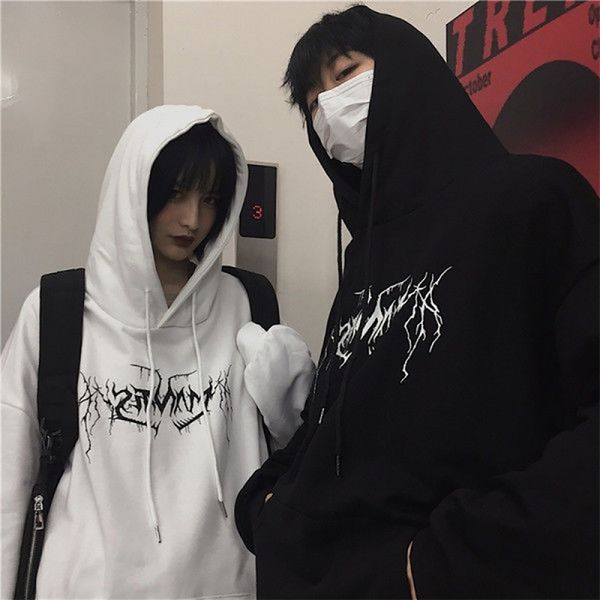 gothic oversized hoodie men women lightning print long sleeve hooded sweatshirt hip hop pullovers harajuku loose streetwear 220308, Black
gothic oversized hoodie men women lightning print long sleeve hooded sweatshirt hip hop pullovers harajuku loose streetwear 220308, Black