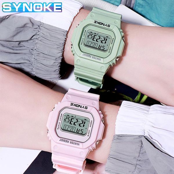 wristwatches synoke fashion digital watch for women electronic display waterproof clock ladies montre femme 2021, Slivery;brown
wristwatches synoke fashion digital watch for women electronic display waterproof clock ladies montre femme 2021, Slivery;brown