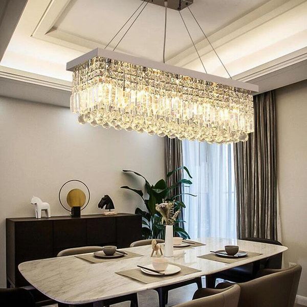 chandeliers led modern rectangular crystal chandelier light fixture lamp hanging for living room dining restaurant decoration
chandeliers led modern rectangular crystal chandelier light fixture lamp hanging for living room dining restaurant decoration
