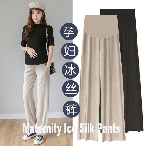 maternity pants external wear clothes for pregnant women loose cool pregnancy wide leg bottoming trousers bottoms, White
maternity pants external wear clothes for pregnant women loose cool pregnancy wide leg bottoming trousers bottoms, White
