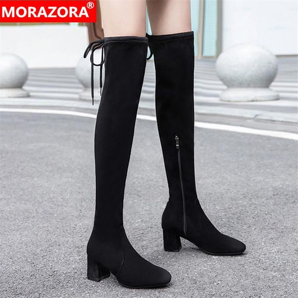 boots morazora 2021 brand comfortable over the knee thick high heels square toe winter women large size 33-43, Black
boots morazora 2021 brand comfortable over the knee thick high heels square toe winter women large size 33-43, Black