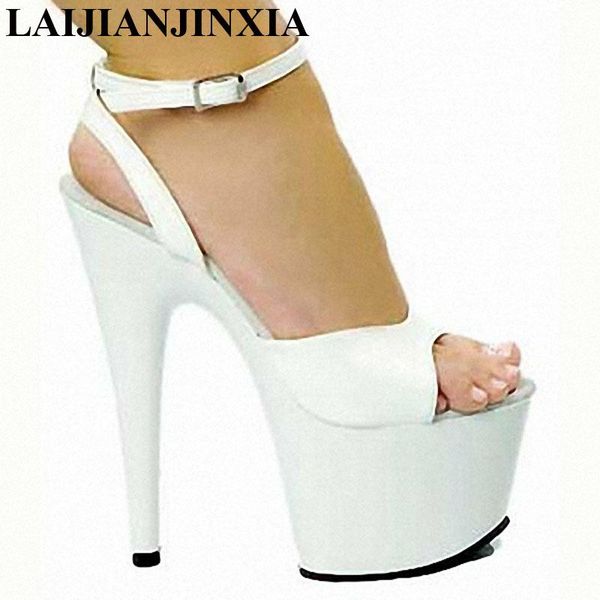 buckle red 17cm high-heeled sandals nightclub fashion shoes pole dancing model high heels womens g-038, Black
buckle red 17cm high-heeled sandals nightclub fashion shoes pole dancing model high heels womens g-038, Black