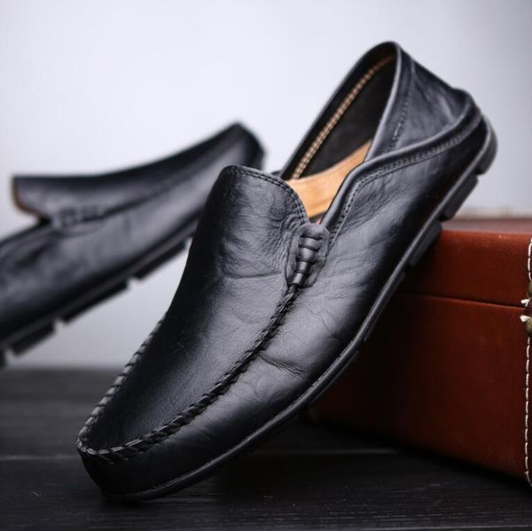 summer style korean men large size peas shoe cover foot breathable leather comfortable and durablecasual shoes, Black
summer style korean men large size peas shoe cover foot breathable leather comfortable and durablecasual shoes, Black