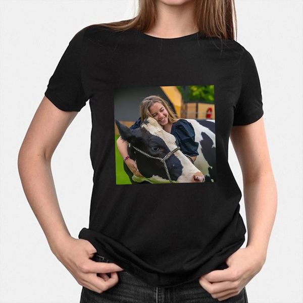 koe knuffelen classic summer women short sleeve cow tees harajuku unisex, White
koe knuffelen classic summer women short sleeve cow tees harajuku unisex, White