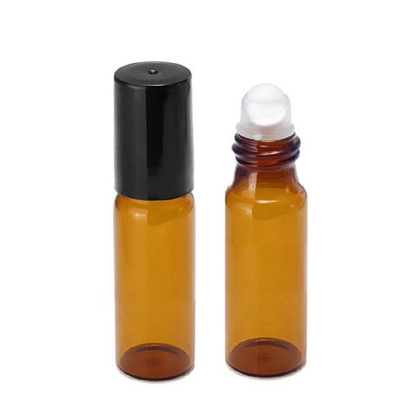 storage bottles & jars 10pcs 3/5ml amber roll on roller bottle for essential oils refillable perfume deodorant containers with lid
storage bottles & jars 10pcs 3/5ml amber roll on roller bottle for essential oils refillable perfume deodorant containers with lid