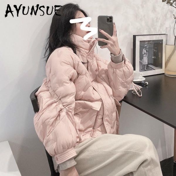 white duck down jacket women clothes 2021 winter coat stand collar korean puffer warm parka ry9772 yy2146 women's & parkas, Black
white duck down jacket women clothes 2021 winter coat stand collar korean puffer warm parka ry9772 yy2146 women's & parkas, Black