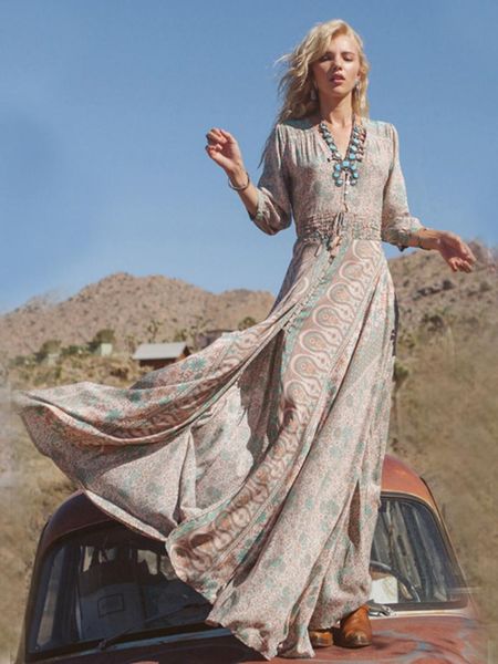 casual dresses explosion of large size bohemian dress autumn and winter european-american french print long bottom, Black;gray
casual dresses explosion of large size bohemian dress autumn and winter european-american french print long bottom, Black;gray