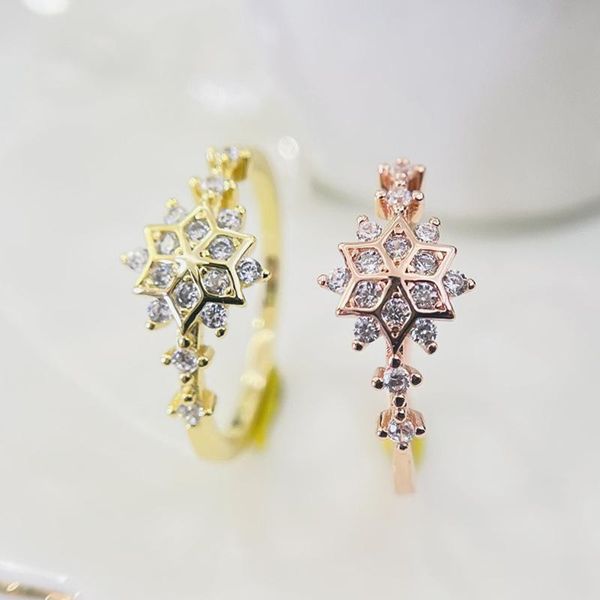 cluster rings 925 sterling silver rose gold index finger ring small snowflake light smooth little cricle for women young girl, Golden;silver
cluster rings 925 sterling silver rose gold index finger ring small snowflake light smooth little cricle for women young girl, Golden;silver