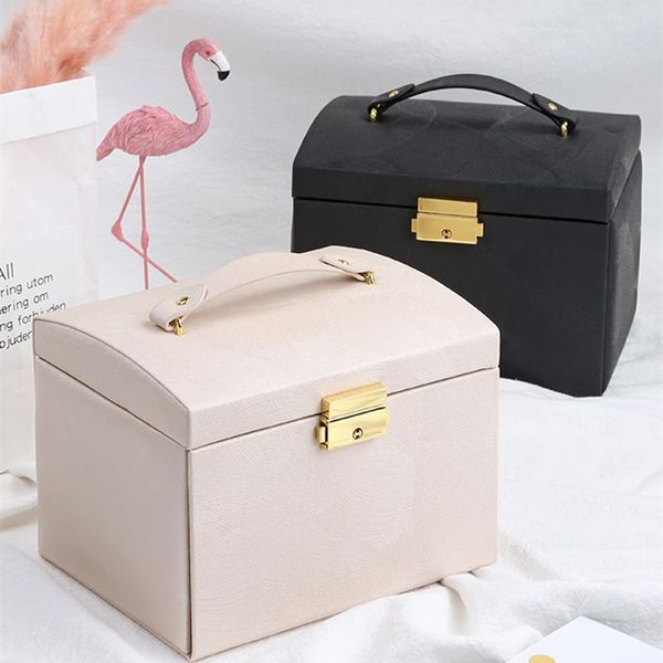 three-layer double-drawer jewelry box princess storage pu leather boxes & bins
three-layer double-drawer jewelry box princess storage pu leather boxes & bins