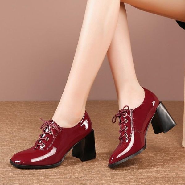 dress shoes 2021 women genuine leather pumps wedding party handmade woman thick high heel comfort plus size for, Black
dress shoes 2021 women genuine leather pumps wedding party handmade woman thick high heel comfort plus size for, Black