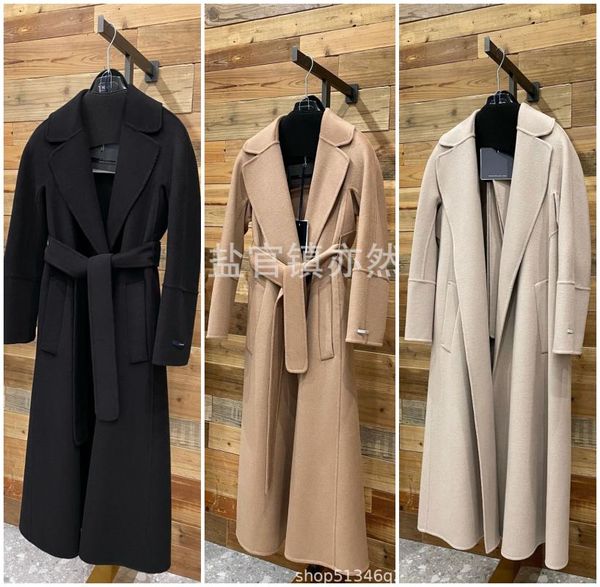 women's wool & blends women coat 2021 autumn winter 100% woolen outerwear female arrive, Black
women's wool & blends women coat 2021 autumn winter 100% woolen outerwear female arrive, Black