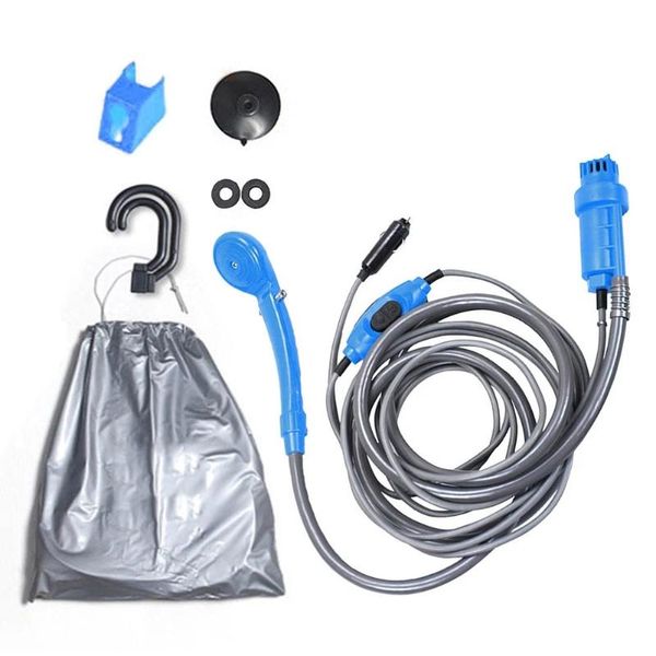 12v universal car washer shower set portable electric pump outdoor camping travel hiking pet bags
12v universal car washer shower set portable electric pump outdoor camping travel hiking pet bags