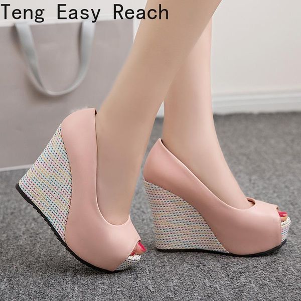 dress shoes fashion wedges platform sandals women summer open toe pink white high heels ladies party female, Black
dress shoes fashion wedges platform sandals women summer open toe pink white high heels ladies party female, Black