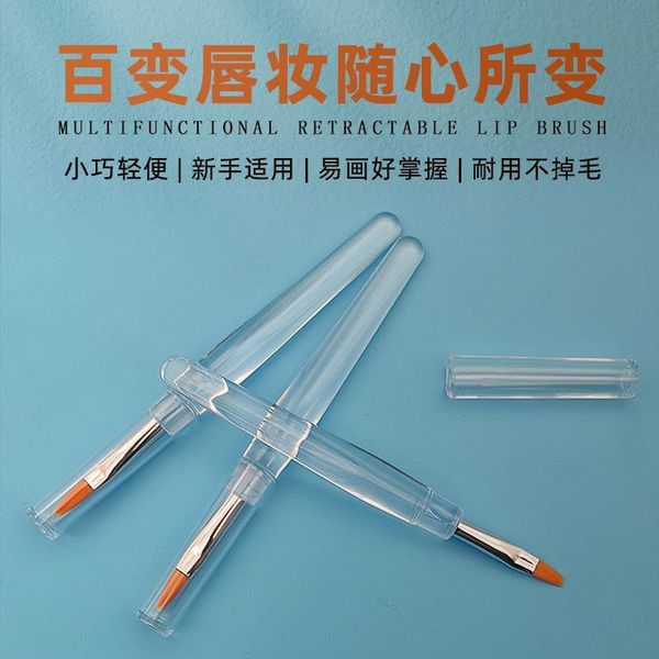 makeup brushes 2pcs crystal clear rod mini lip brush portable disposable lipstick with lid facial beauty cosmetic tools
makeup brushes 2pcs crystal clear rod mini lip brush portable disposable lipstick with lid facial beauty cosmetic tools
