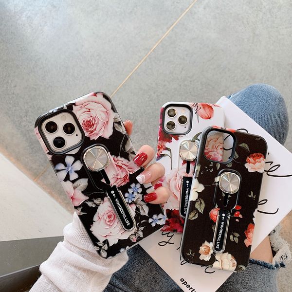 three color flowers phone cases with invisible ring bracket vehicle magnetic suction for iphone 12 11 pro promax x xs max 7 8 plus 
three color flowers phone cases with invisible ring bracket vehicle magnetic suction for iphone 12 11 pro promax x xs max 7 8 plus