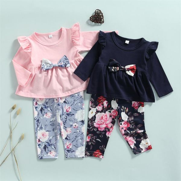 clothing sets baby girls 2pcs summer fashion clothes set solid color bow long sleeve + pants infants kid, White
clothing sets baby girls 2pcs summer fashion clothes set solid color bow long sleeve + pants infants kid, White