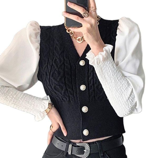 women's knits & tees casual knit cardigan 2021 early autumn long-sleeved waist short knitted korean fashion clothing, White
women's knits & tees casual knit cardigan 2021 early autumn long-sleeved waist short knitted korean fashion clothing, White