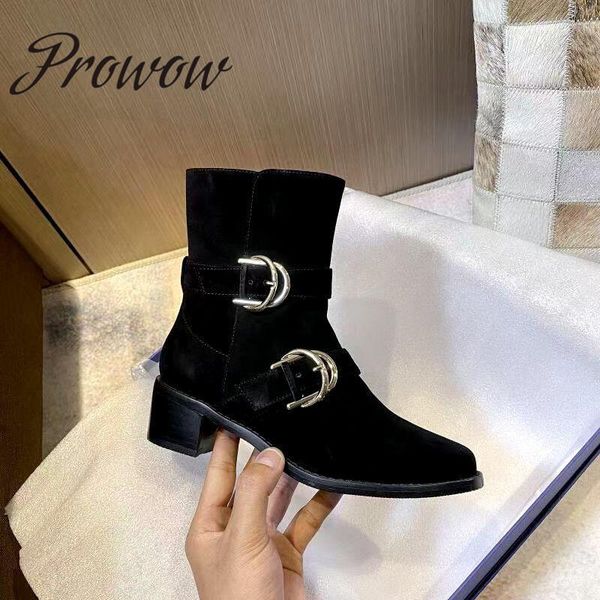 boots prowow black autumn winter fashion designer ankle thick heel luxury shoes women zapatos mujer
boots prowow black autumn winter fashion designer ankle thick heel luxury shoes women zapatos mujer