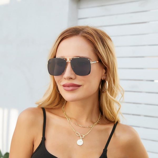sunglasses fahsion suqare women double bean sunglass vintage sun glass men design eyewear uv400 gradient shades, White;black
sunglasses fahsion suqare women double bean sunglass vintage sun glass men design eyewear uv400 gradient shades, White;black
