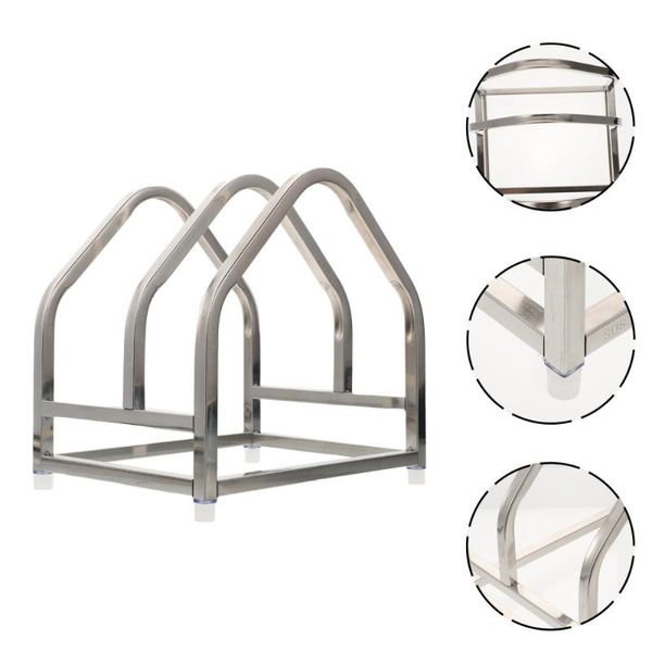 hooks & rails 1pc cover rack cutting board storage of cabinet door tools organizer (sliver)
hooks & rails 1pc cover rack cutting board storage of cabinet door tools organizer (sliver)