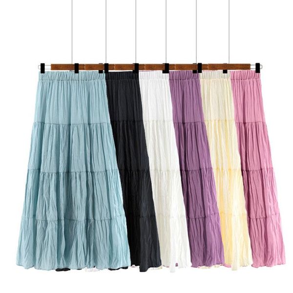 skirts maxi skirt casual solid long high waist versatile gypsy boho ladies bottom tencel cotton color cake dress, Black
skirts maxi skirt casual solid long high waist versatile gypsy boho ladies bottom tencel cotton color cake dress, Black