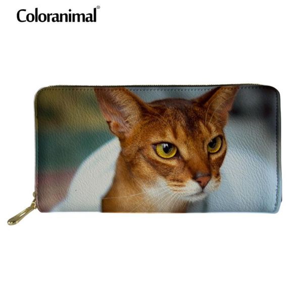 wallets coloranimal women men long card holder /cash phone leather purse coin storage bag abyssinian cat print wallet functional, Red;black
wallets coloranimal women men long card holder /cash phone leather purse coin storage bag abyssinian cat print wallet functional, Red;black