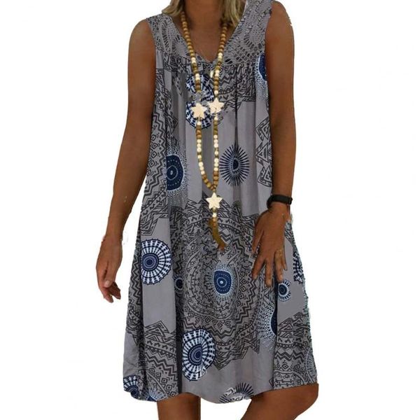 casual dresses women dress vintage floral printed tanks deep v-neck stitching design polyester sleeveless midi 2021, Black;gray
casual dresses women dress vintage floral printed tanks deep v-neck stitching design polyester sleeveless midi 2021, Black;gray
