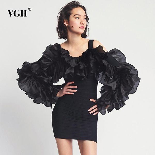 casual dresses vgh patchwork dress for women square collar butterfly long sleeve high waist slim female fashion clothing 2021 tide, Black;gray
casual dresses vgh patchwork dress for women square collar butterfly long sleeve high waist slim female fashion clothing 2021 tide, Black;gray