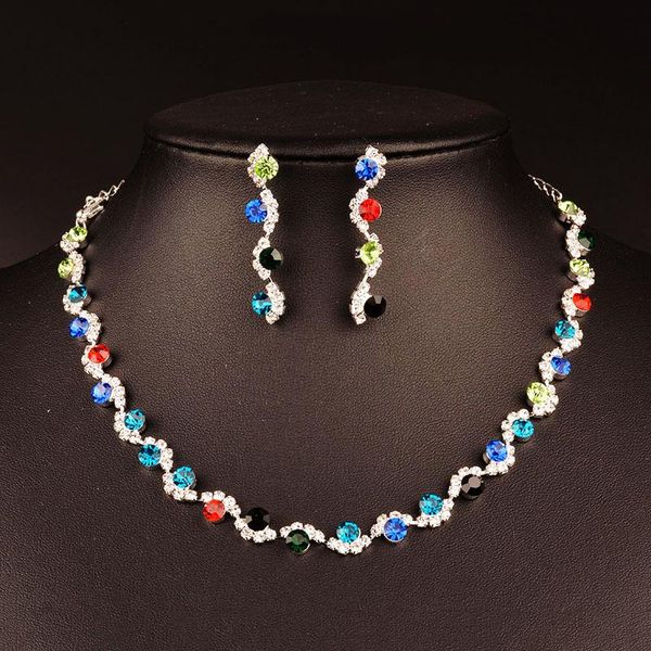 earrings & necklace sizzz silver color austria colorful african beads jewelry crystal sets beautiful women wedding s
earrings & necklace sizzz silver color austria colorful african beads jewelry crystal sets beautiful women wedding s