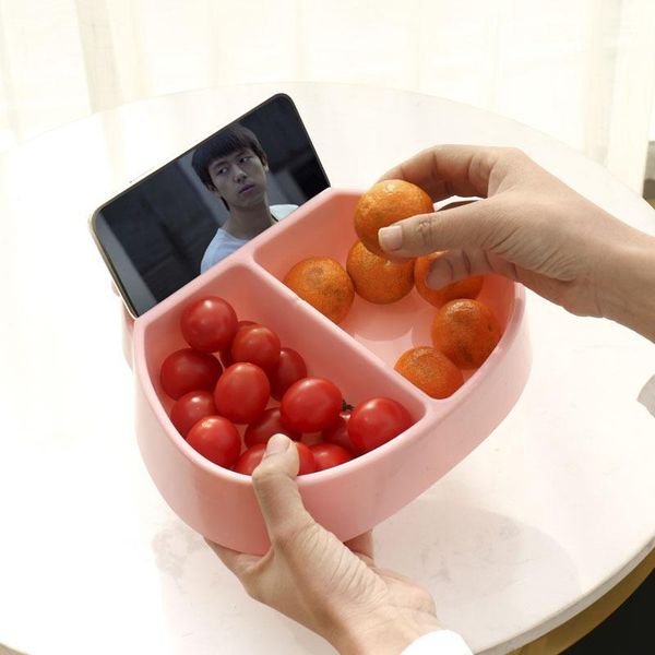 storage bottles & jars creative snack box melon seeds dried fruit plate can put mobile phone rack plastic container
storage bottles & jars creative snack box melon seeds dried fruit plate can put mobile phone rack plastic container