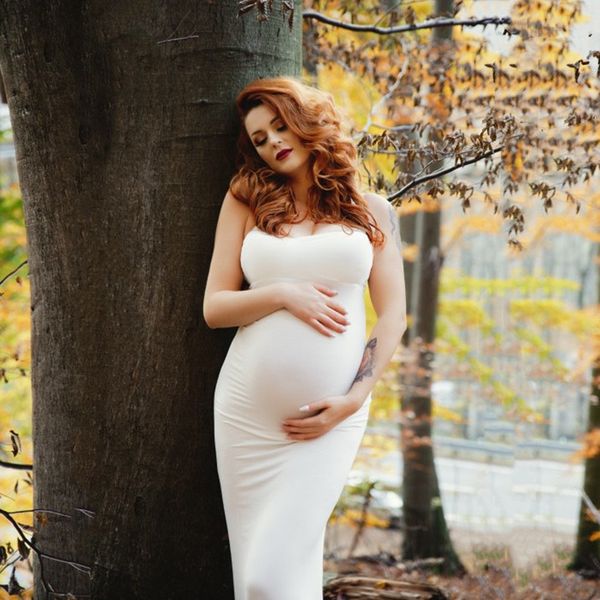 off-the-shoulder maternity pgraphy dress stretchy jersey pregnant woman mermaid long dresses for p shoot, White
off-the-shoulder maternity pgraphy dress stretchy jersey pregnant woman mermaid long dresses for p shoot, White