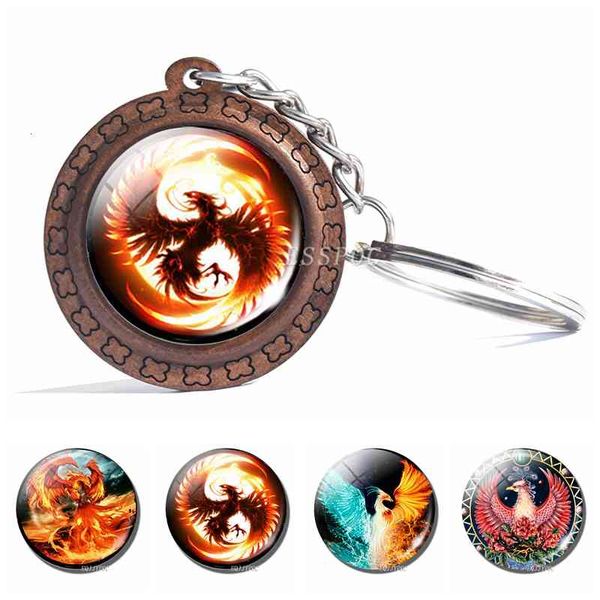 2021 new keychains ice and fire phoenix keychain fashion p glass cabochon wooden keyring bag pendant keys holder handmade gift, Silver
2021 new keychains ice and fire phoenix keychain fashion p glass cabochon wooden keyring bag pendant keys holder handmade gift, Silver