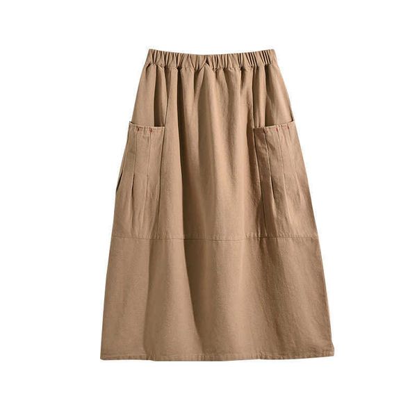 spring simple elastic waist skirts for women cotton woven a-line all-match jupe elegant office lady bottoms female 210525, Black
spring simple elastic waist skirts for women cotton woven a-line all-match jupe elegant office lady bottoms female 210525, Black