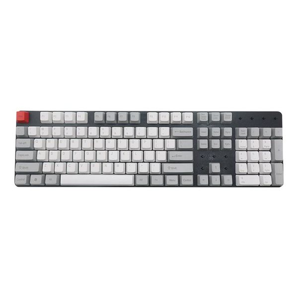 keyboards 104 keycap group is engraved white pbt two-color injection keycap, suitable for mechanical keyboard
keyboards 104 keycap group is engraved white pbt two-color injection keycap, suitable for mechanical keyboard