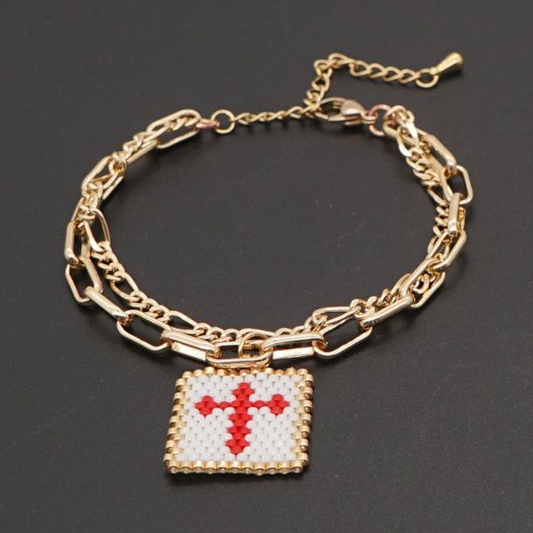 charm bracelets go2boho cross bracelet for women golden chain jewelry miyuki delica bead pulsera jewellery 2021 religious, Golden;silver
charm bracelets go2boho cross bracelet for women golden chain jewelry miyuki delica bead pulsera jewellery 2021 religious, Golden;silver