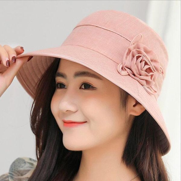 women large brim bucket hats anti-uv foldable beach travel sun hat cap e wide, Blue;gray
women large brim bucket hats anti-uv foldable beach travel sun hat cap e wide, Blue;gray