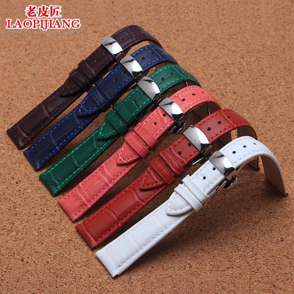 watch bands laopijiang double click the butterfly button universal leather ladies strap major brand watches 16|18|20mm, Black;brown
watch bands laopijiang double click the butterfly button universal leather ladies strap major brand watches 16|18|20mm, Black;brown