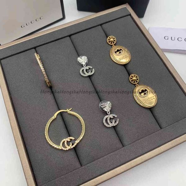 special offer 70% off luxury jewelry gujia new style personality fashion brass heart double japanese and earrings female, Golden
special offer 70% off luxury jewelry gujia new style personality fashion brass heart double japanese and earrings female, Golden