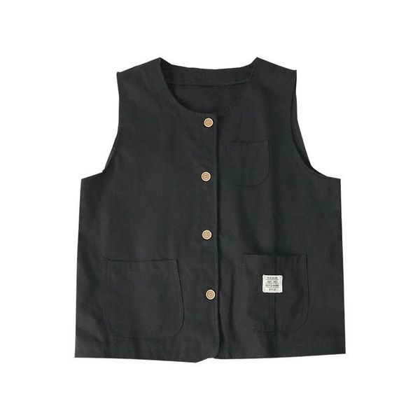 women's jackets autumn solid colour jacket sleeveless loose women vest o-neck casual spring outwear coat, Black;brown
women's jackets autumn solid colour jacket sleeveless loose women vest o-neck casual spring outwear coat, Black;brown