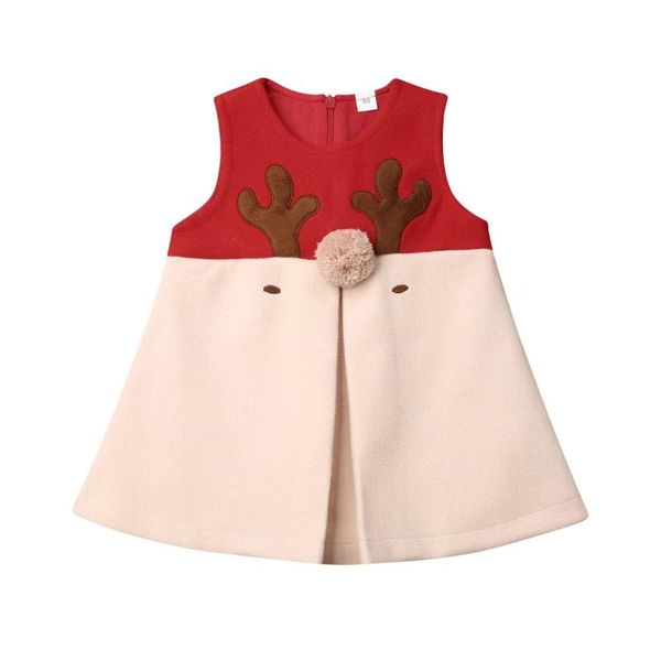 girl's dresses 1-5years christmas dress toddler baby girls cartoon deer sleeveless party for girl xmas costumes autumn winter, Red;yellow
girl's dresses 1-5years christmas dress toddler baby girls cartoon deer sleeveless party for girl xmas costumes autumn winter, Red;yellow