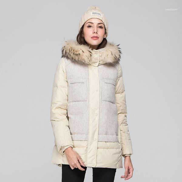 winter wool stitching warm down jacket female 2021 hooded fur collar solid color light and thin basic womens blouses hj1201, Black
winter wool stitching warm down jacket female 2021 hooded fur collar solid color light and thin basic womens blouses hj1201, Black