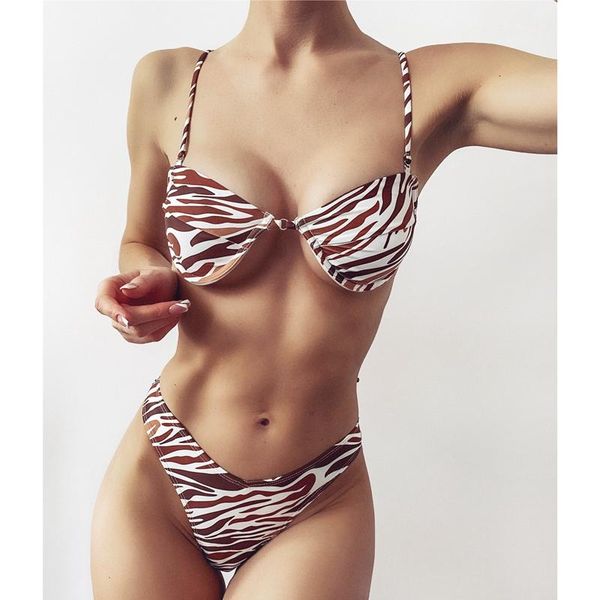 women's swimwear printed high waist 2-piece bikini split swimsuits sets, White;black
women's swimwear printed high waist 2-piece bikini split swimsuits sets, White;black