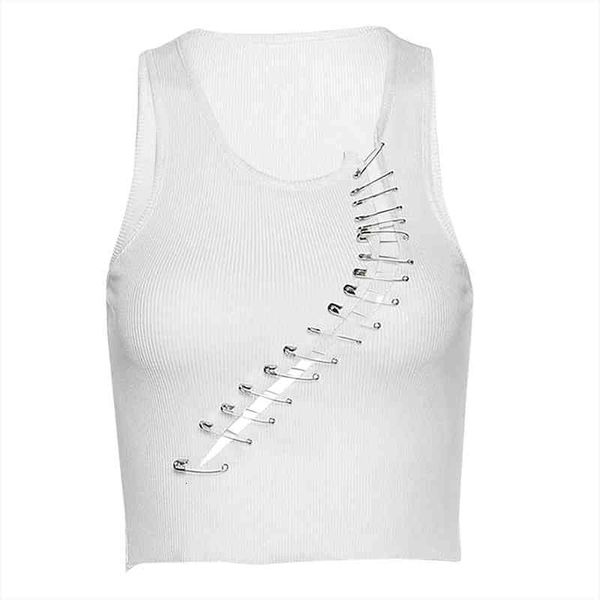 fashion womens street slim camisole vest bottoming shirt crop navel hollow out paper clip design bottoming, White
fashion womens street slim camisole vest bottoming shirt crop navel hollow out paper clip design bottoming, White