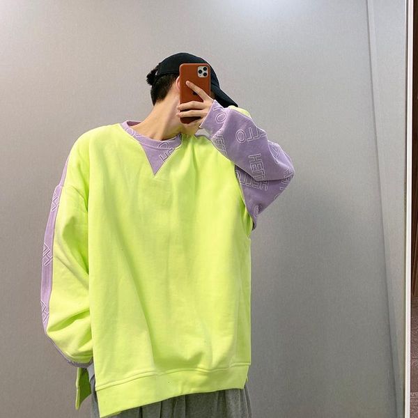 men's hoodies & sweatshirts casual loose long sleeve mixed color patchwork hoodie k2, Black
men's hoodies & sweatshirts casual loose long sleeve mixed color patchwork hoodie k2, Black