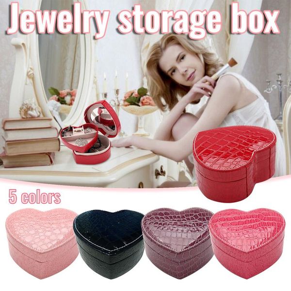 1pc jewelry storage box heart shaped packaging special for women's home supplies boxes & bins
1pc jewelry storage box heart shaped packaging special for women's home supplies boxes & bins