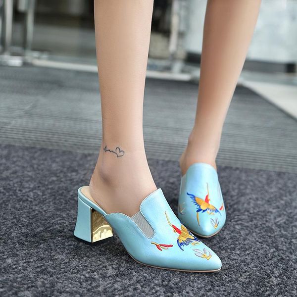 embroider women shoes fashion high heels pumps woman comfort quality pu leather summer sandals size 33-46 dress, Black
embroider women shoes fashion high heels pumps woman comfort quality pu leather summer sandals size 33-46 dress, Black