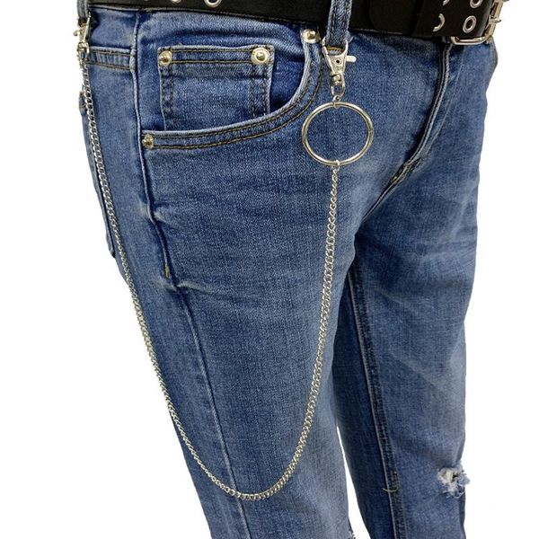 keychains hip-hop punk metal ring pants chain keychain stage performance waist chains jeans keyring accessories pendant trinket a935, Silver
keychains hip-hop punk metal ring pants chain keychain stage performance waist chains jeans keyring accessories pendant trinket a935, Silver
