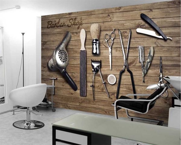 wallpapers xue su custom wallpaper po wall 3d/5d/8d mural retro wood plank barber shop tools background painting
wallpapers xue su custom wallpaper po wall 3d/5d/8d mural retro wood plank barber shop tools background painting