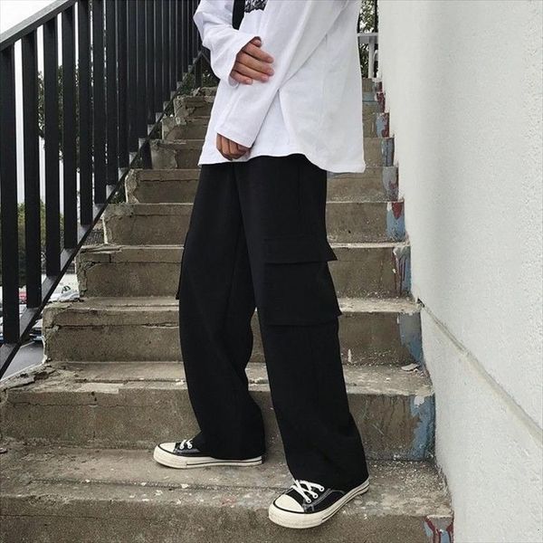houzhou harajuku black cargo womens capri pockets hippie streetwear gray wide leg trousers for female oversize emo, Black;white
houzhou harajuku black cargo womens capri pockets hippie streetwear gray wide leg trousers for female oversize emo, Black;white
